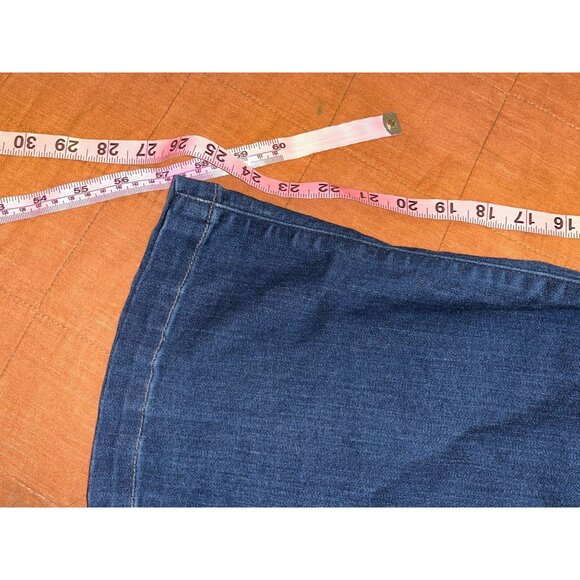 PAIGE Genesee Crop WIde Leg Medium Washed Jeans Women Size 30 Women - Picture 8 of 9